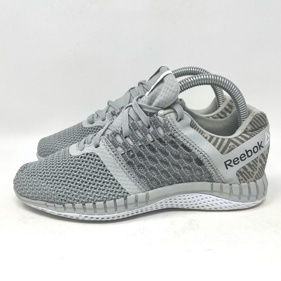 Reebok ZPrint Hazard Athletic Shoe Grey Womens 6 - Picture 4 of 8